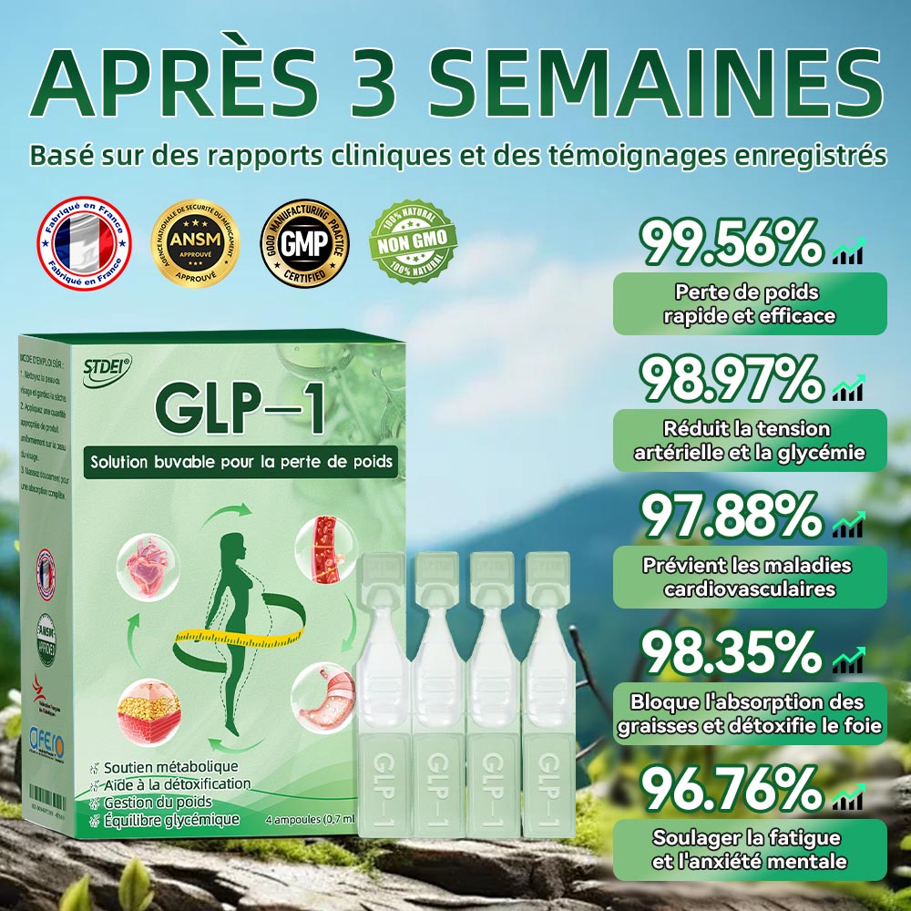 Boutique Officielle | 𝑆𝑇𝐷𝐸𝐼®✅ Solution Orale 𝐺𝐿𝑃-1 pour la 𝑝𝑒𝑟𝑑𝑒 𝑑𝑒 𝑝𝑜𝑖𝑑𝑠 – 👨⚕️ Pour lutter contre l’𝑜𝑏𝑒́𝑠𝑖𝑡𝑒́, les maladies 𝑐𝑎𝑟𝑑𝑖𝑜𝑣𝑎𝑠𝑐𝑢𝑙𝑎𝑖𝑟𝑒𝑠, le 𝑑𝑖𝑎𝑏𝑒̀𝑡𝑒, l’𝑎𝑝𝑛𝑒́𝑒 𝑑𝑢 𝑠𝑜𝑚𝑚𝑒𝑖𝑙, les 𝑝𝑟𝑜𝑏𝑙𝑒̀𝑚𝑒𝑠 𝑎𝑢𝑥 𝑎𝑟𝑡𝑖𝑐𝑢𝑙𝑎𝑡𝑖𝑜𝑛𝑠 et bien plus encore🪷