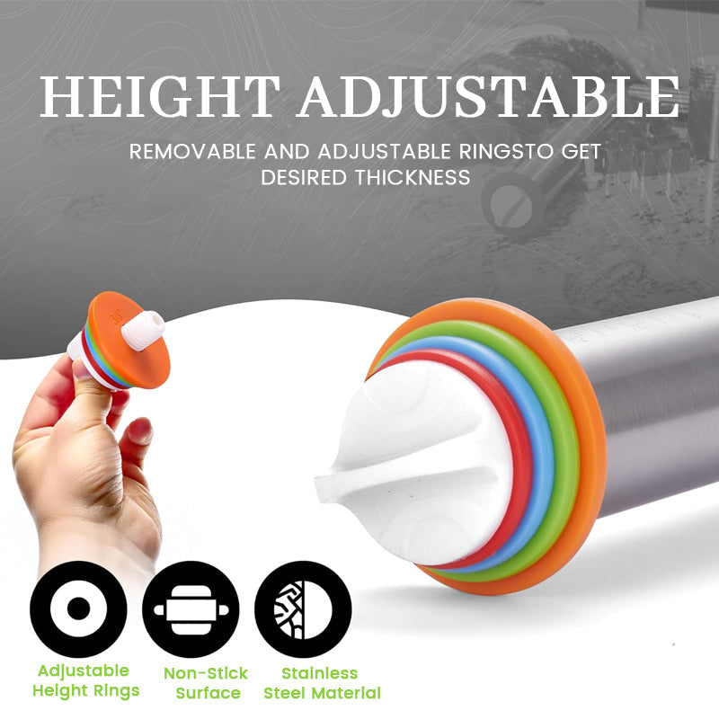 Verstellbares Haushalts-Nudelholz